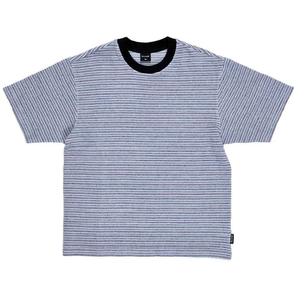 quasi skateboards Phlux Striped Tee [Blue]