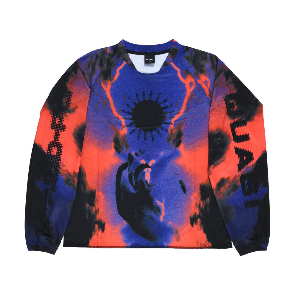 quasi skateboards Powerband Raglan Jersey [Sunset]