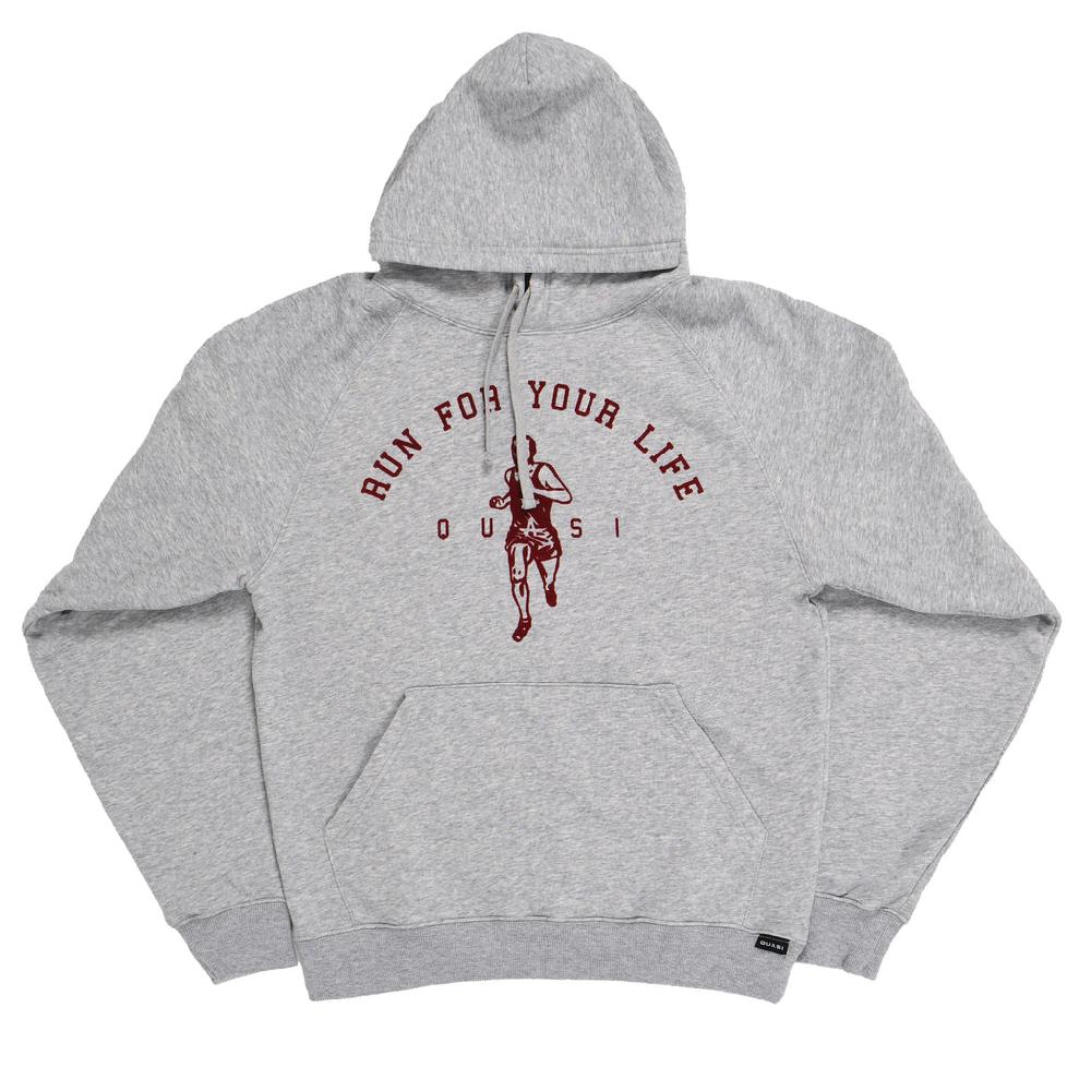 quasi skateboards Run Hoodie [Heather Grey]