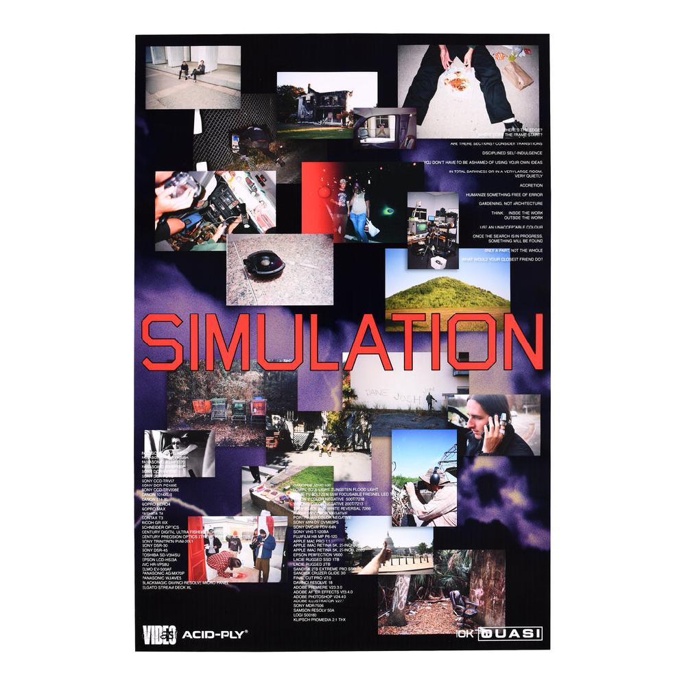 quasi skateboards Simulation Poster