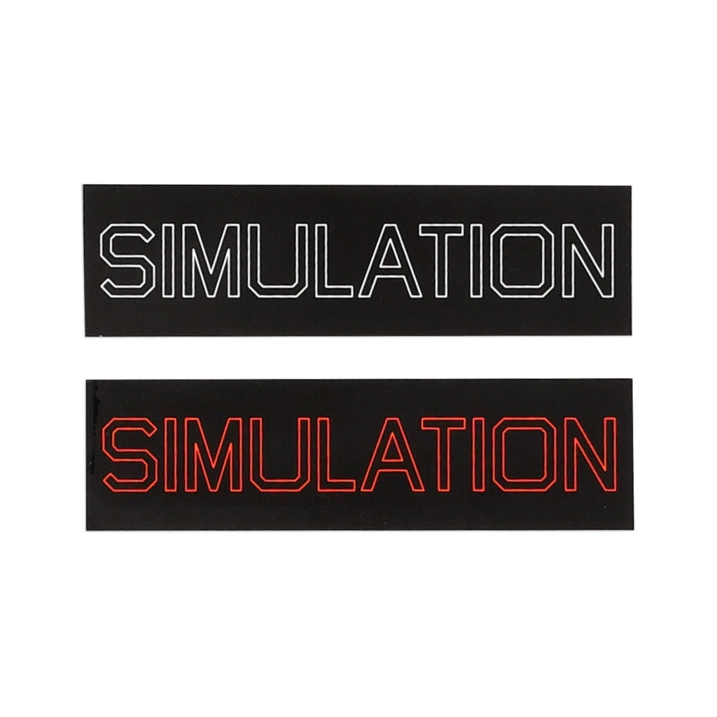quasi skateboards Simulation Sticker 2 Pack