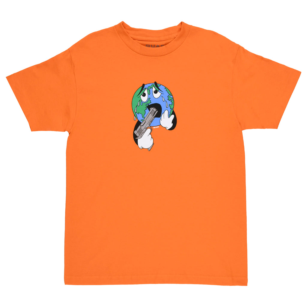 quasi skateboards Small World Tee [Orange]
