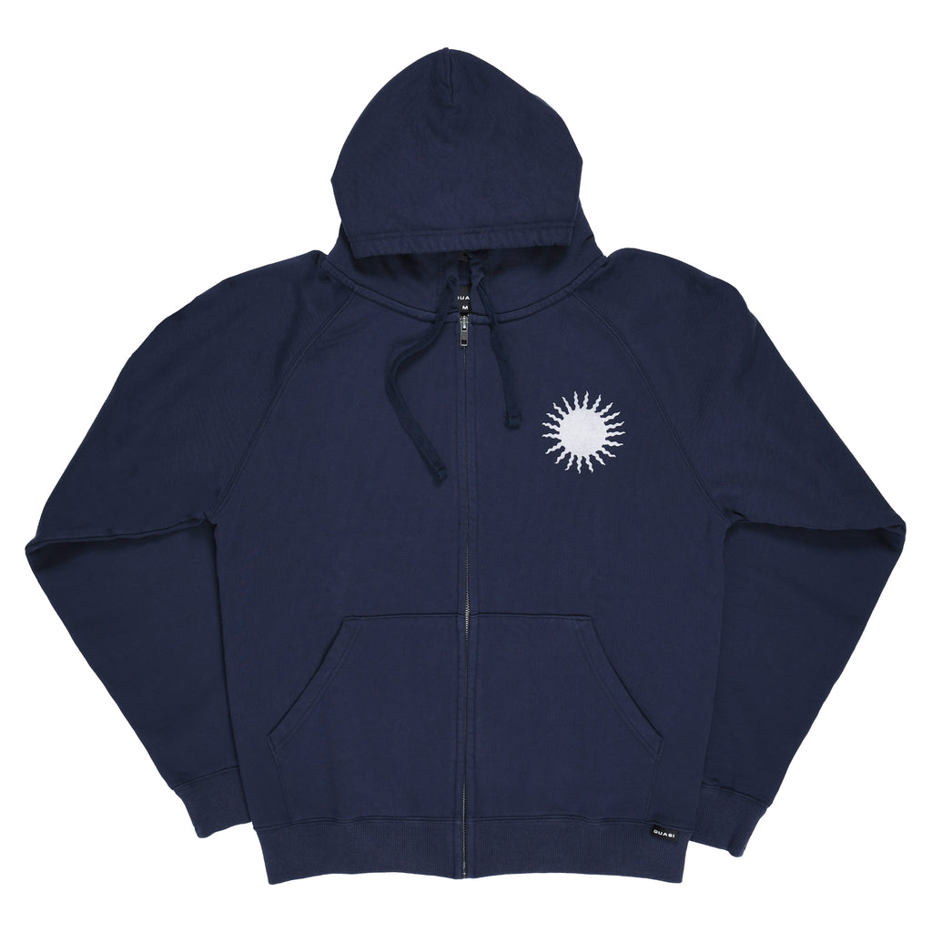 quasi skateboards Sunn Full Zip Hoodie [Navy]