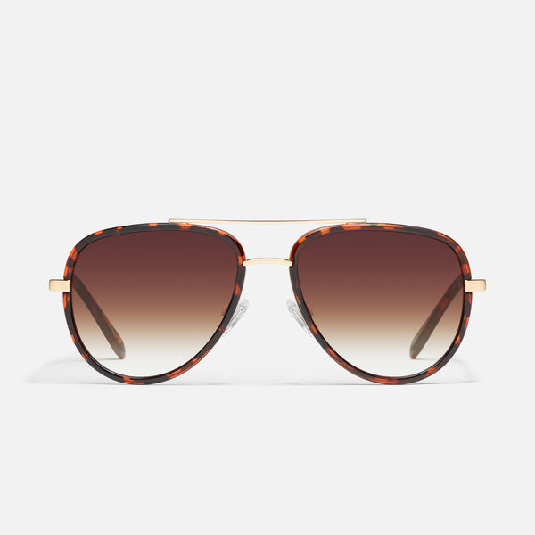 Quay ALL IN MINI Small Pilot Sunglasses With Gradient Lenses