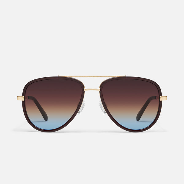 quay ALL IN MINI Small Pilot Sunglasses with Gradient Lenses SALE
