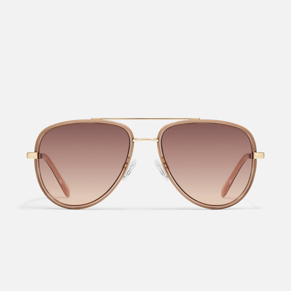 quay ALL IN MINI Small Pilot Sunglasses with Gradient Lenses