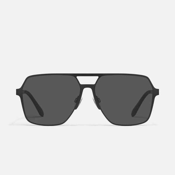 quay BACKSTAGE PASS Flat Top Square Aviator Sunglasses