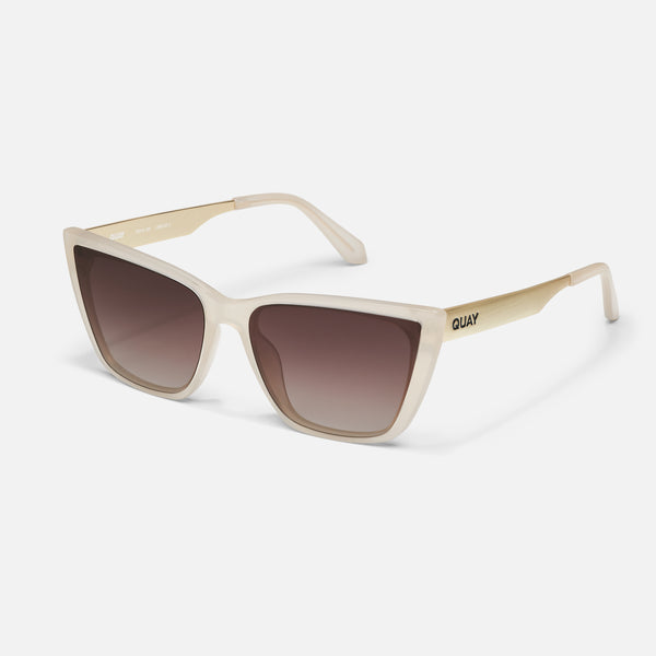 Quay CALL THE SHOTS REMIXED Large Cat Eye Sunglasses SALE