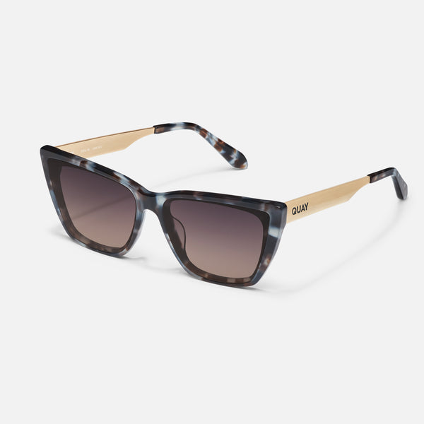 quay CALL THE SHOTS REMIXED Large Cat Eye Sunglasses SALE