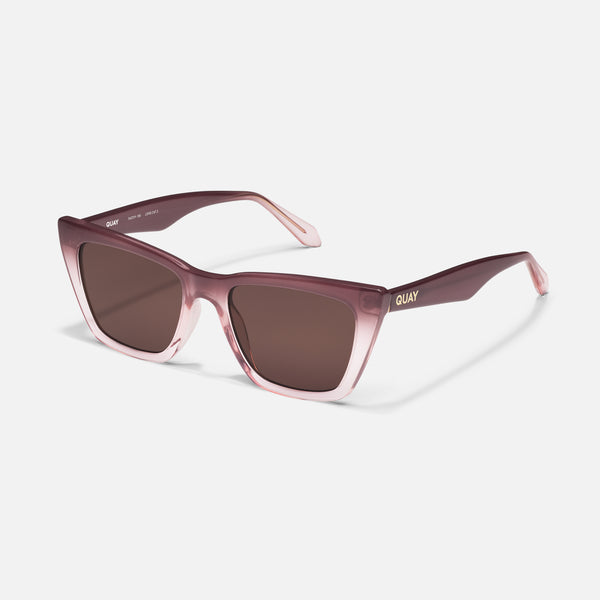 Quay CALL THE SHOTS Square Cat Eye Sunglasses For Women