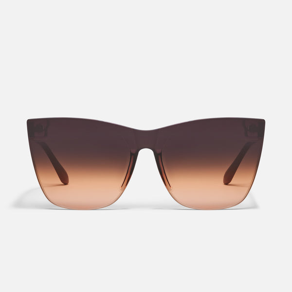 quay COME THRU Oversize Cat Eye Sunglasses for Women