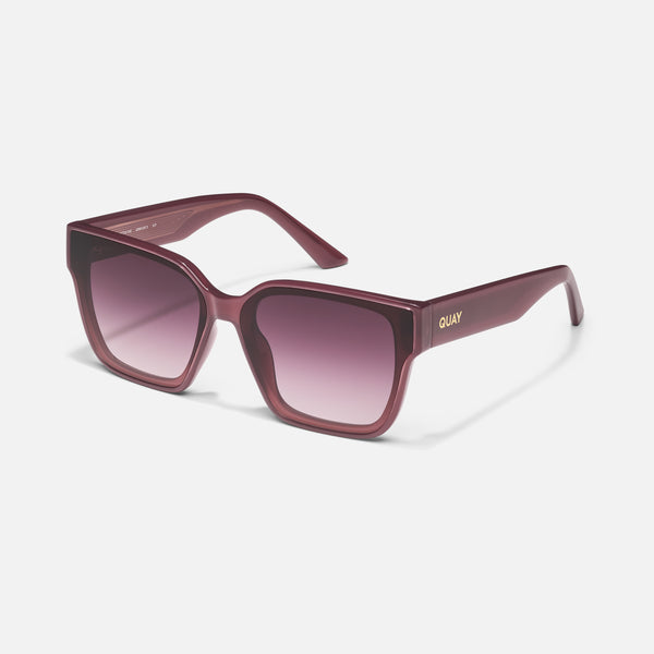 Quay DRIVE IN - Large Square Unisex Sunglasses With Flush Lens