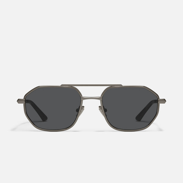 Quay EN ROUTE - Geometric And Round Aviator Sunglasses For Men