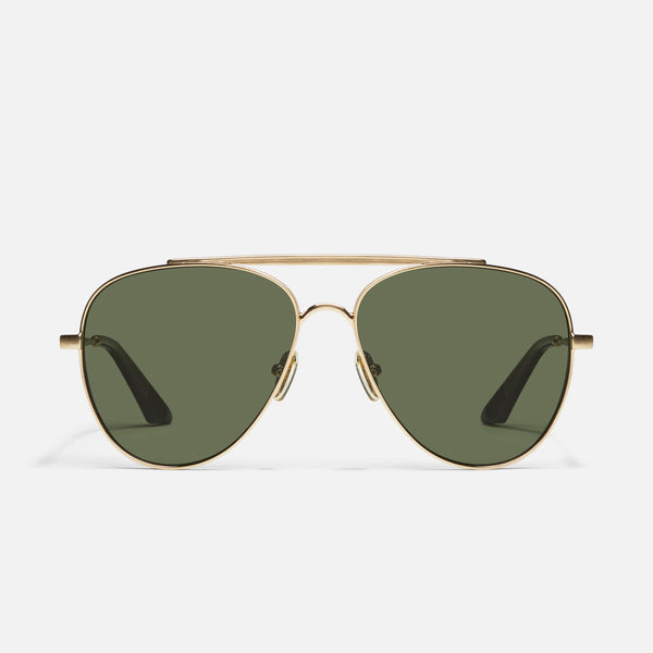 quay FREE FALL Classic Metal Aviator Sunglasses for Men