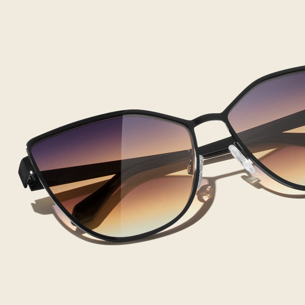 Quay IN PURSUIT Metal Frame Cat Eye Sunglasses SALE