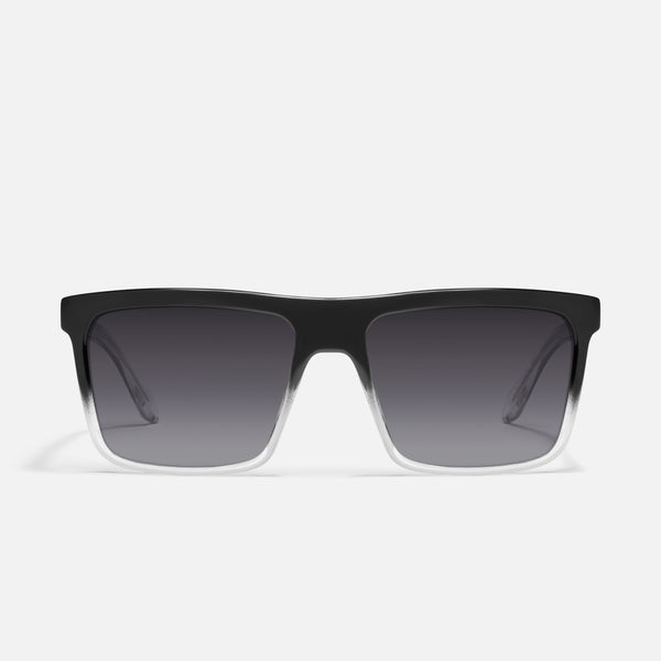 quay LET IT RUN Polarized Rectangle Sunglasses for Men
