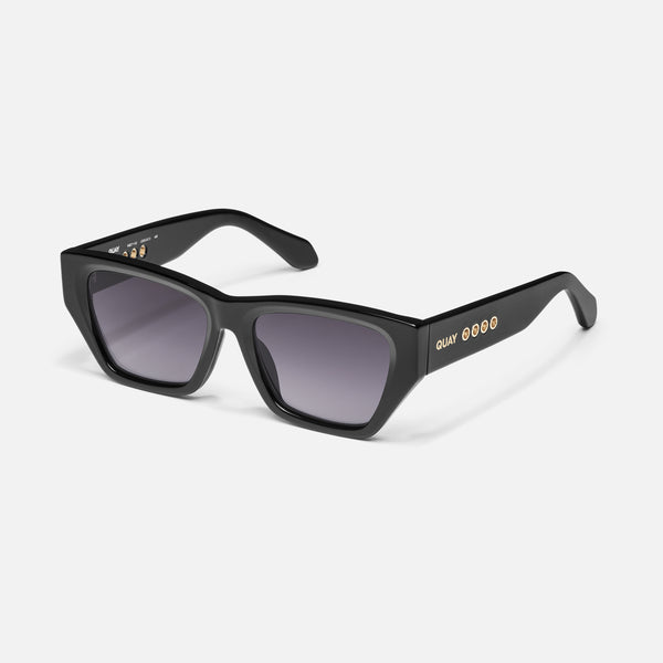 Quay NO APOLOGIES Angled Square Frame Sunglasses For Women