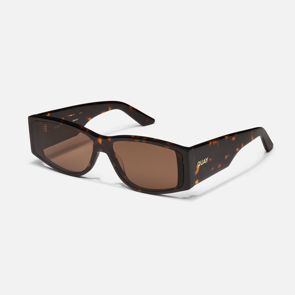 quay NOT MY FAULT Narrow Rectangle Sunglasses With Flush Lens