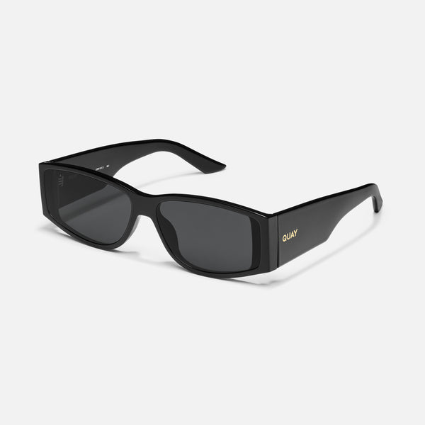 quay NOT MY FAULT Narrow Rectangle Sunglasses With Flush Lens