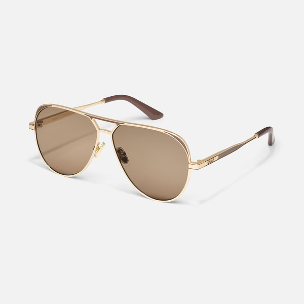 Quay OPEN TAB - Metal Frame Women's Aviators Sunglasses