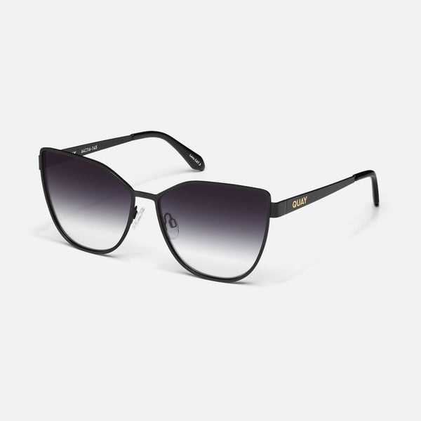 Quay IN PURSUIT Metal Frame Cat Eye Sunglasses