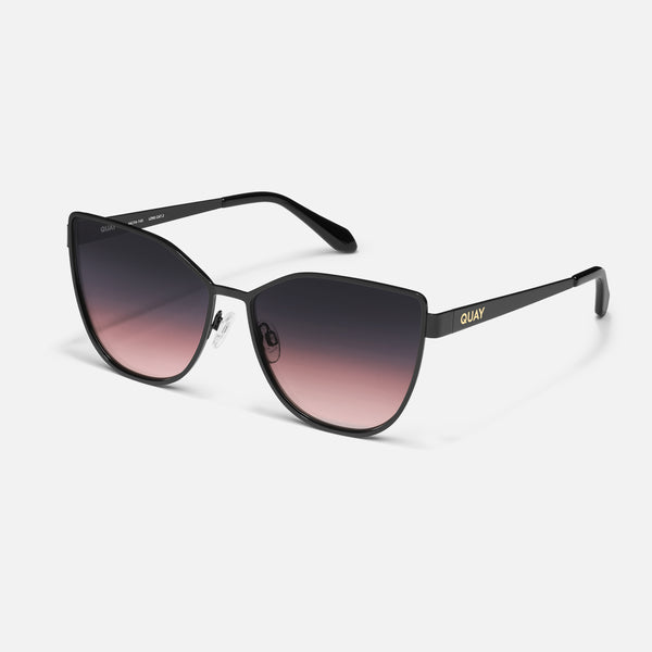 Quay IN PURSUIT Metal Frame Cat Eye Sunglasses