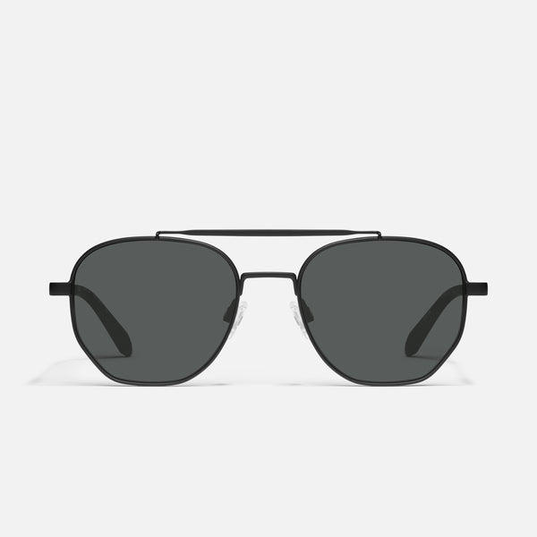 quay LOCALS ONLY Geometric Aviator Sunglasses