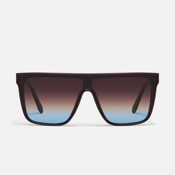Quay NIGHTFALL Women's Flat Top Shield Sunglasses