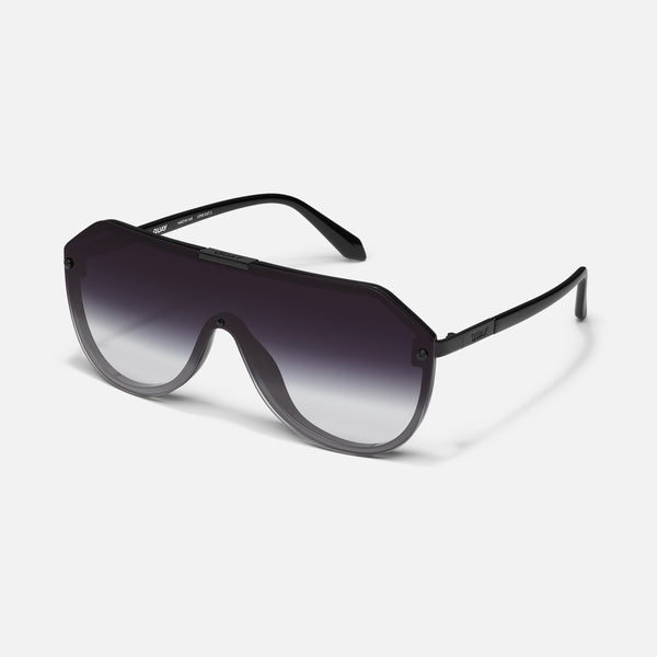 Quay SHOWBIZ Wide Frame Rimless Shield Sunglassesv