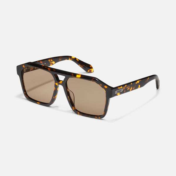 Quay SOUNDCHECK Modern Vintage Aviator Sunglasses