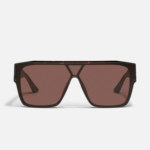 Quay TEMPO - Oversized Shield Sunglasses For Men
