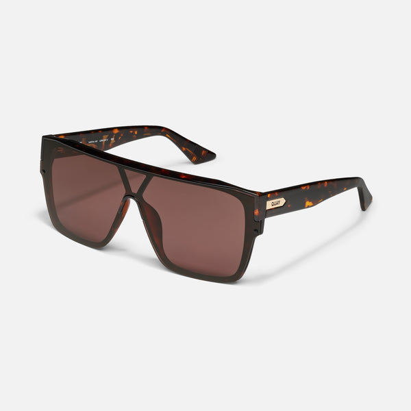 Quay TEMPO - Oversized Shield Sunglasses For Men