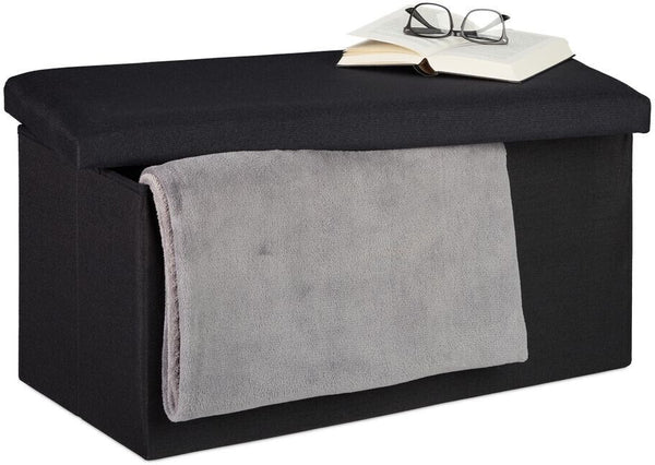 queen sense Banca Baúl Almacenamiento Plegable Otomano Taburete Zapatera