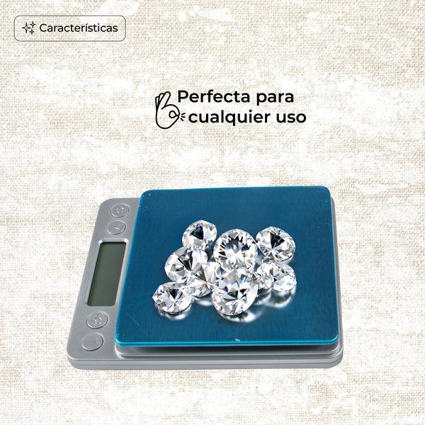 Queen Sense Báscula Gramera 500g/0.01g Digital Precisión Tara Unidades