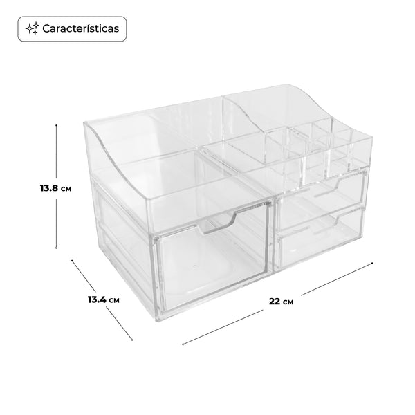 Queen Sense Caja De Almacenamiento PARA Cosméticos Multifuncional DE ACRILICO