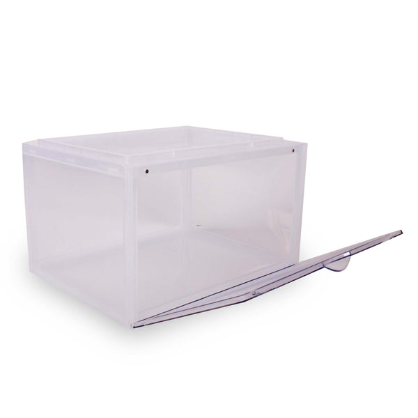queen sense Caja de Zapatos Apilable Ancha Magnetica