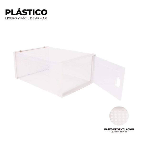 queen sense Caja de Zapatos Larga Magnetica Lateral