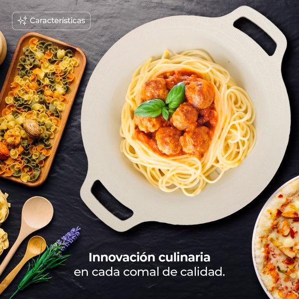 Queen Sense Comal Coreano Redondo De Ceramica Antiadherente 36 Cm