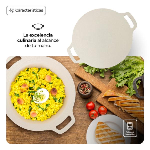 Queen Sense Comal Coreano Redondo De Ceramica Antiadherente 36 Cm
