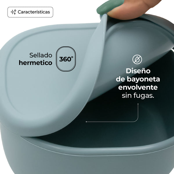 Queen Sense Contenedores De Silicona Almacenamiento De Alimentos 3pz