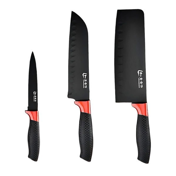 queen sense Juego De Cuchillos Queen Sense Acero Inoxidable 3 Pzs