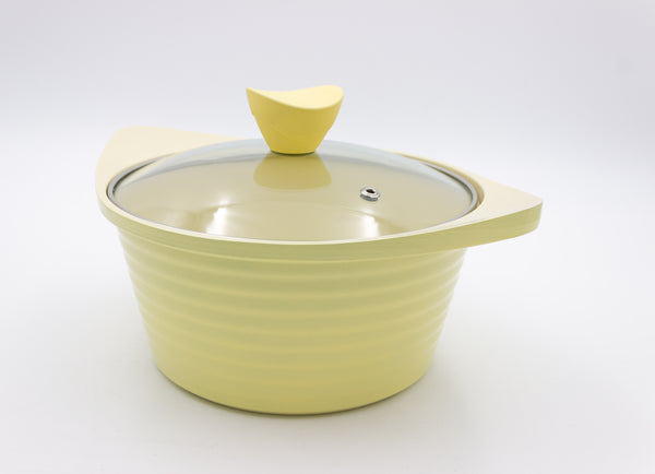 Queen Sense Olla De Cerámica Antiadherente Con Tapa