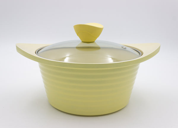 queen sense Olla de Cerámica Antiadherente con Tapa