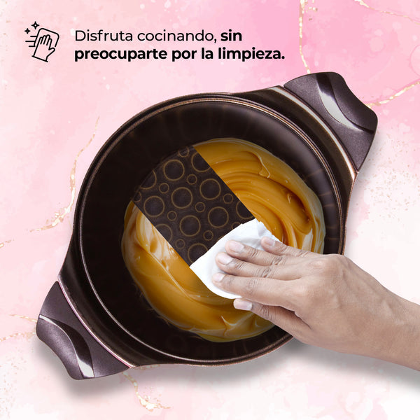 Queen Sense Olla Della Rosa Con Recubrimiento De Cerámica 20cm