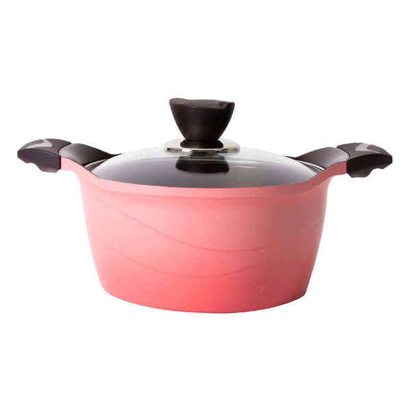 queen sense Olla Della Rosa con recubrimiento de Cerámica 20cm