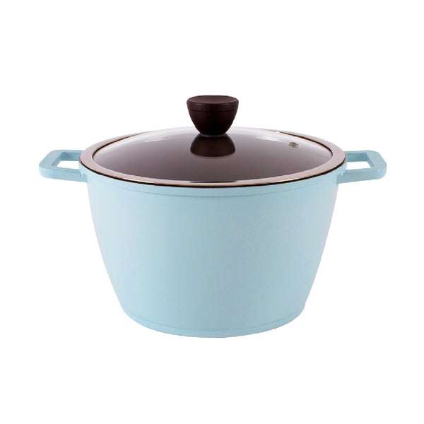 queen sense Olla Grande de Cerámica 24CM con Indicador de Temperatura