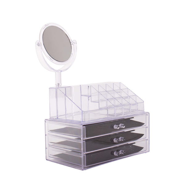 Queen Sense Organizador Para Cosméticos Con Cajones Y Espejo
