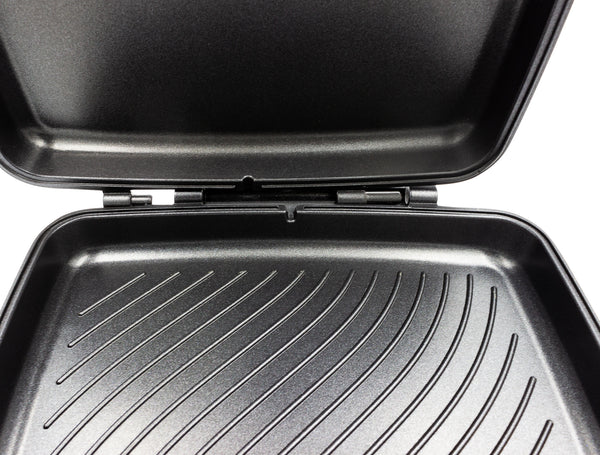 Queen Sense Parrilla Doble Grill Diamante Negro 28 Cm