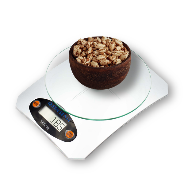 queen sense Báscula Digital 0.1 GR a 5 KG Vidrio