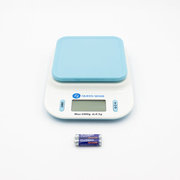Queen Sense Bascula Digital Cuadrada 0.5Gr/5Kg